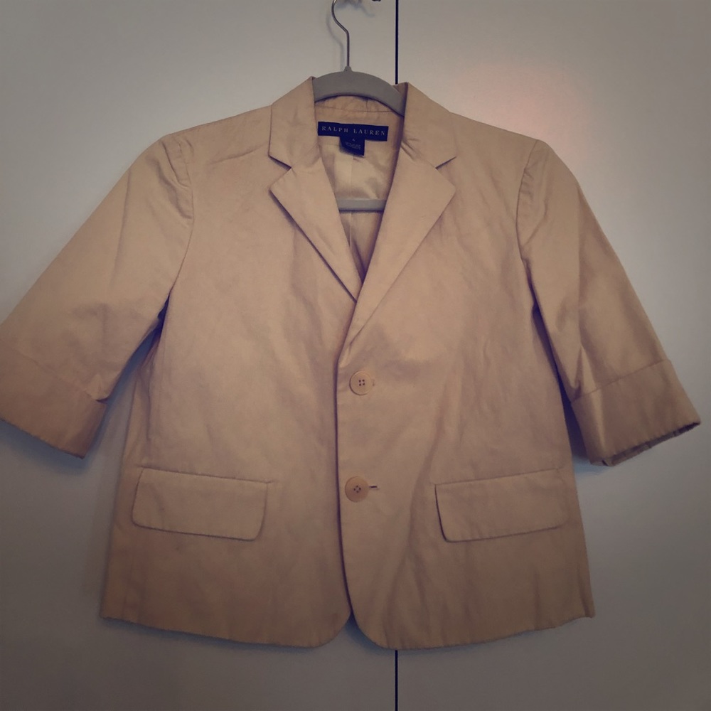 Ralph Lauren Black Label cropped blazer